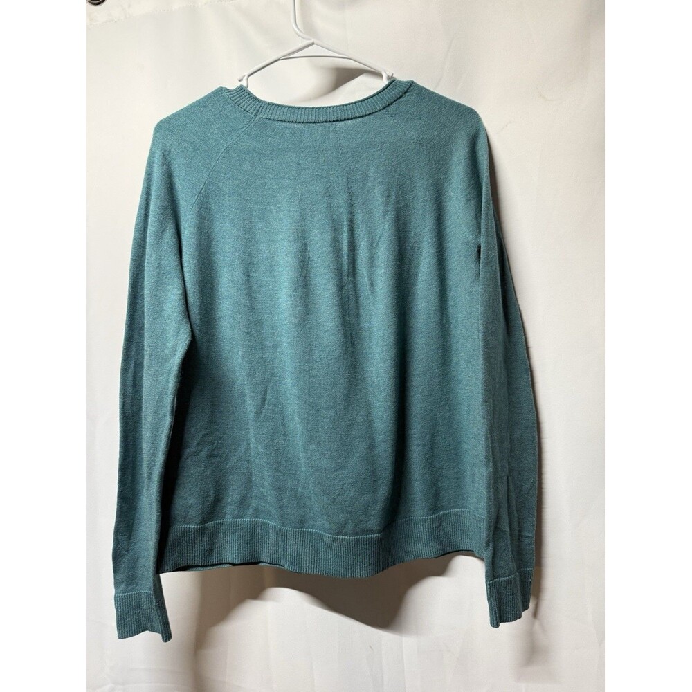 Smartwool Edgewood Heritage Merino Wool Blend Crew Sweater Teal Green Women’s S - Picture 4 of 4